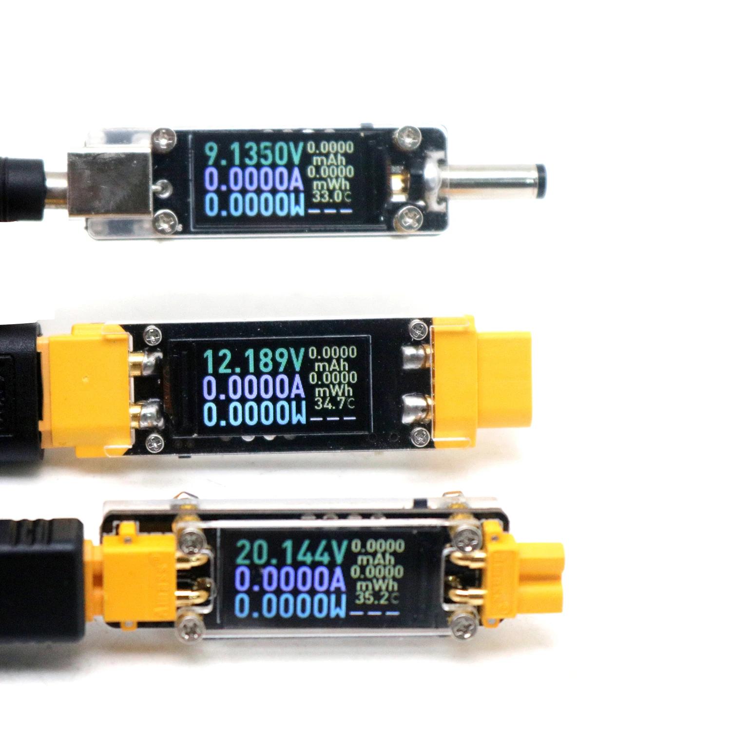 Drone Battery Voltage Checker - 20A DC XT30/XT60 bidirezionale Coulomb Drone