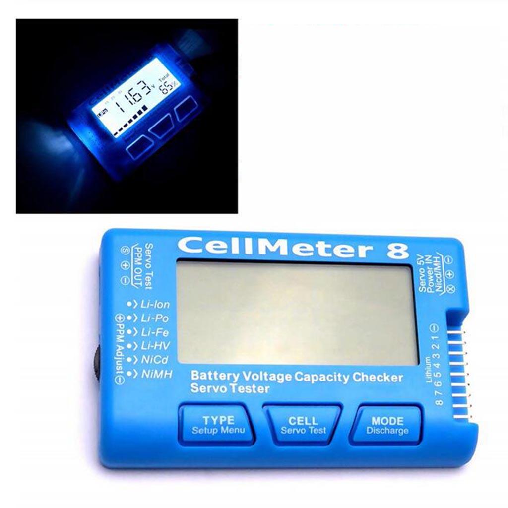 Drone Battery Voltage Checker - Misuratore digitale della tensione della batteria,